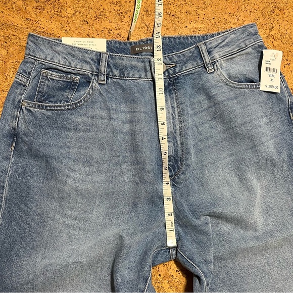 DL1961 Hepburn High Rise Wide Leg Carter Jeans NWT Sz 31 - Picture 15 of 16